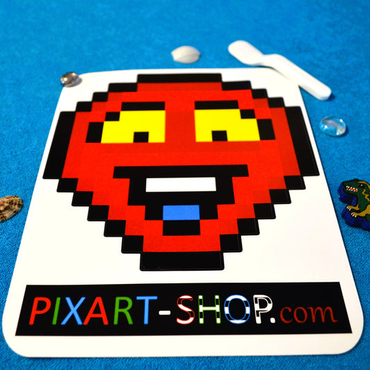 Sticker Pixel Art: "PTI ROUGE"-XXL