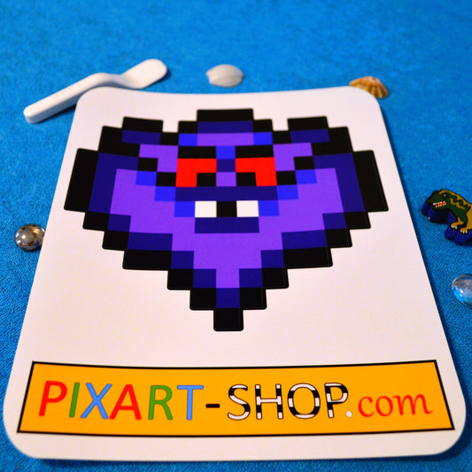 Sticker Pixel Art: "BATTY"-XXL