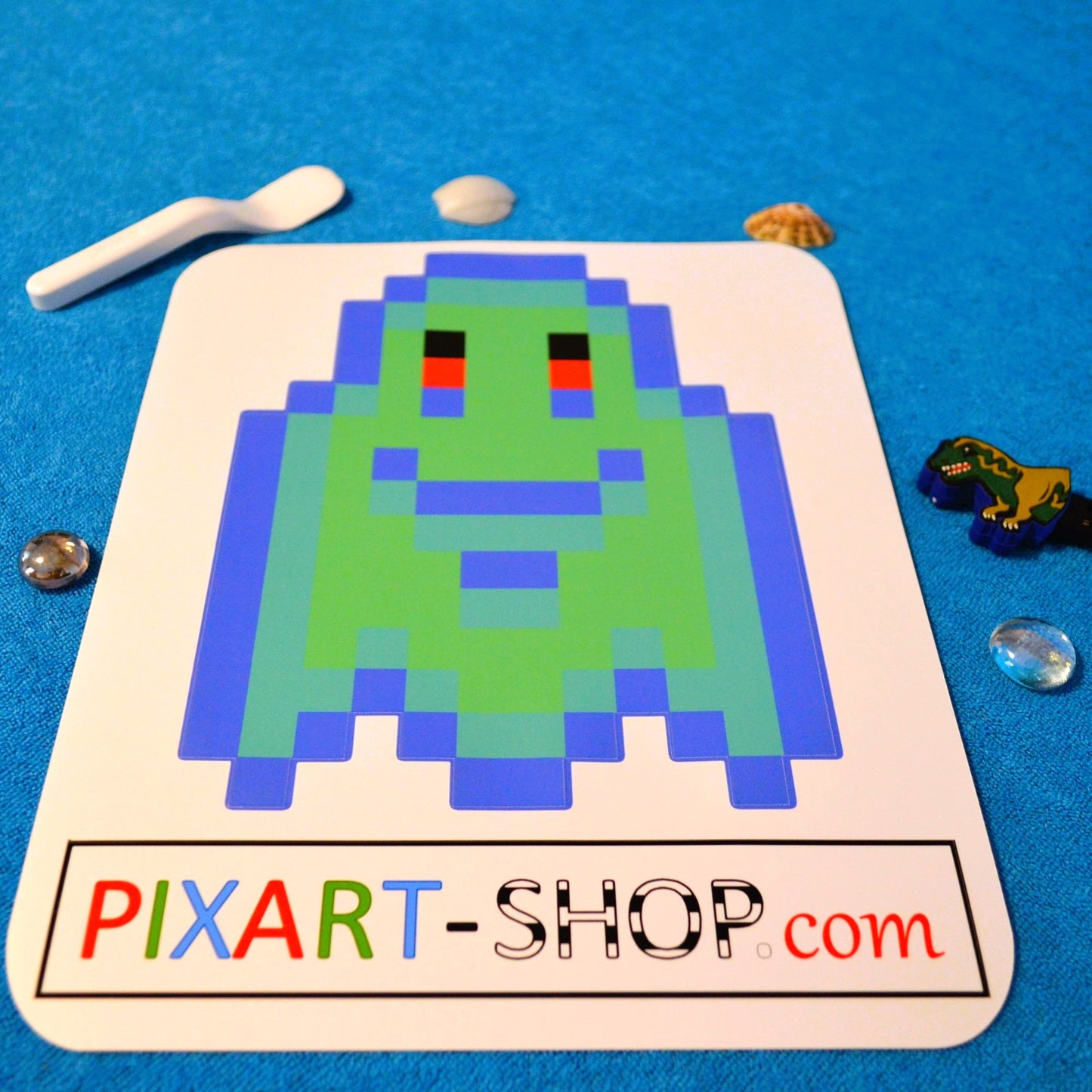 XXL Pixel Art Sticker : "HAPPY-VERT"