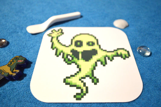 Pixel Art Sticker "Spooky Ghost"-Mini/Small