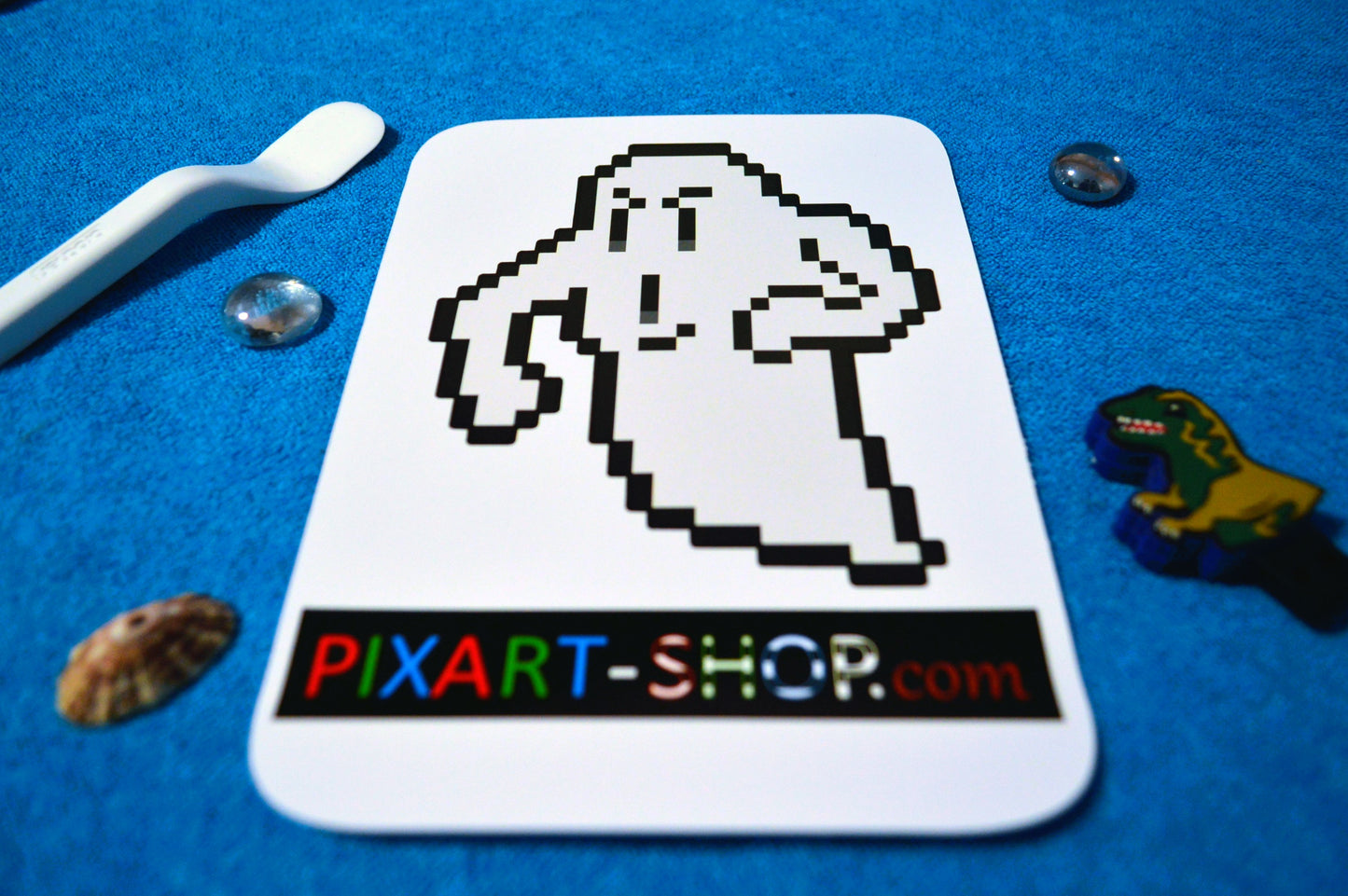 Large size Pixel Art Sticker: "SCARY BOO"